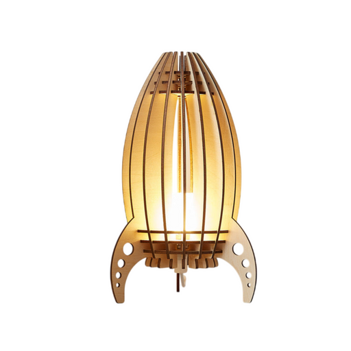 Rocket Design Table Lamp: Futuristic and Elegant Lighting Piece