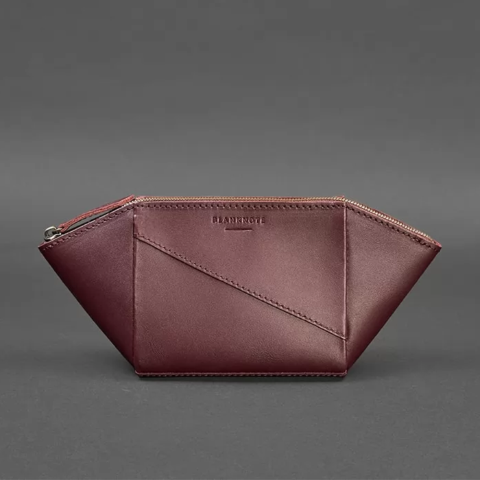 Pochette de voyage minimaliste en cuir