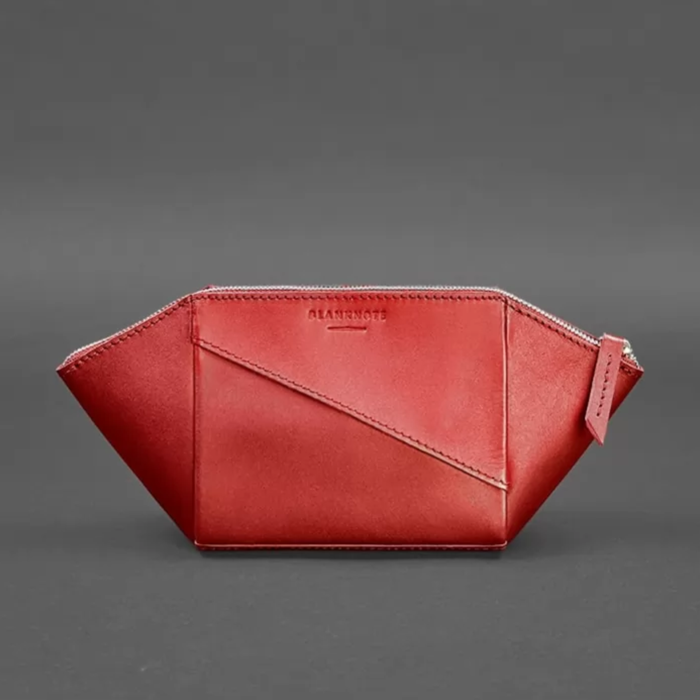 Pochette de voyage minimaliste en cuir