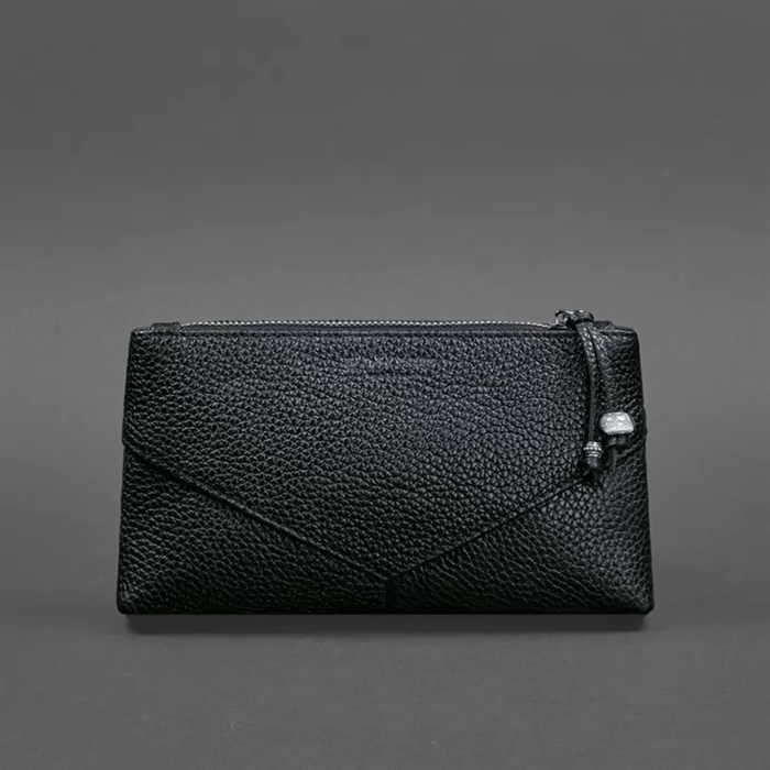 Women’s Floater Leather Makeup Bag with Zipper