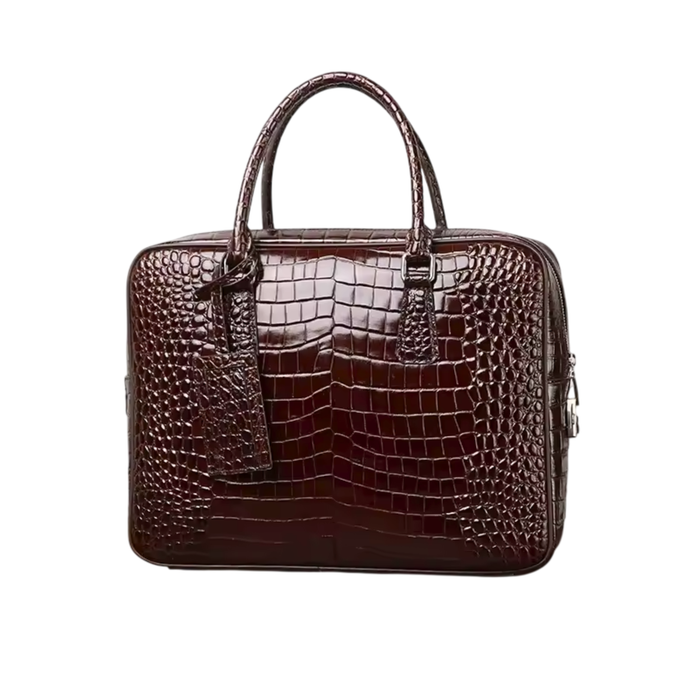 Einzigartige Herren-Ledertasche für Laptop und Dokumente