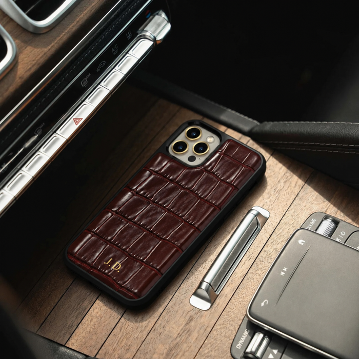 Croco-Embossed iPhone Case