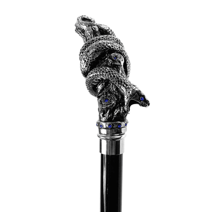  Elegant Crystal Snake Walking Cane