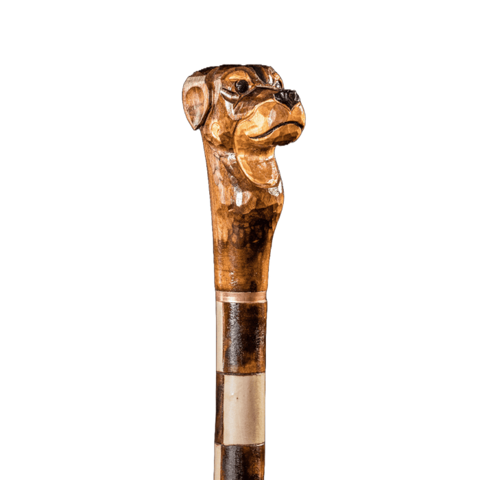 Handcrafted Dog Walking Cane, Fashionable Handle Canes