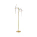 Stylish Origami Bird-Inspired Table or Floor Lamp with a Unique and Artistic Design