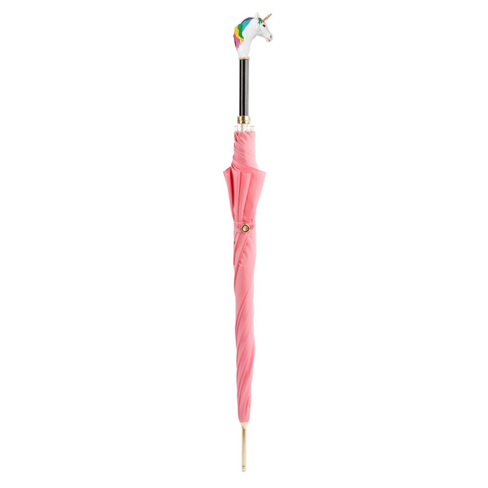 Unique Exclusive Design Pretty Unicorn Handle Pink Umbrella