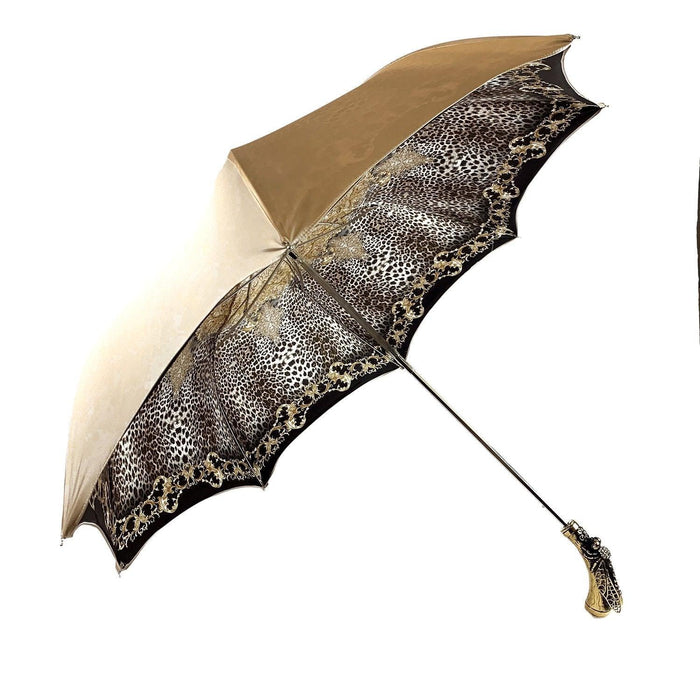 24K Gold-plated Folding Dragonfy Handle Umbrella