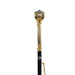 24K Gold-plated Shoehorn with Aquamarine Crystals