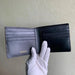 Chic Men's Luxury Wallet in Italian Crocodile Pattern Leather