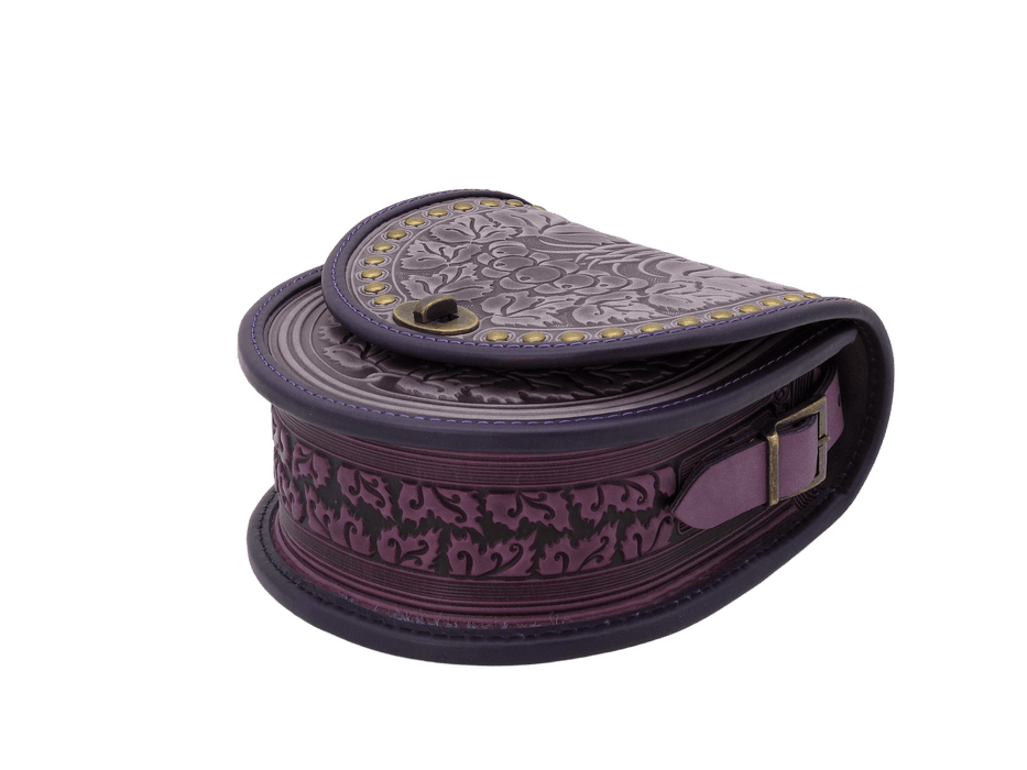 Mother's Day Special, Stylish Lilac Leather Crossbody Purse, Ideal Gift for Mom