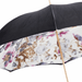 Purple Butterfly Black Print Designer Umbrella