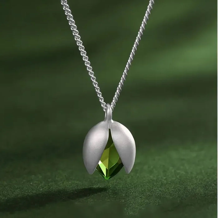 925 Silver Moissanite Pendant Necklace – Exclusive Design Jewelry (Copy)