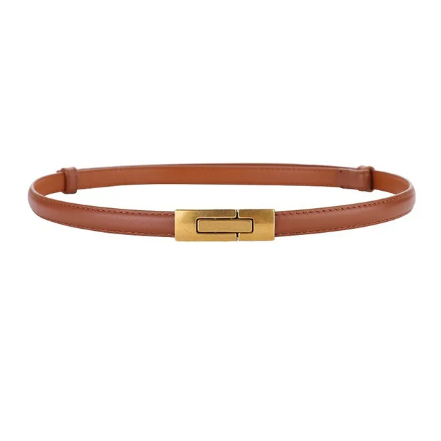 Stylish leather belt for dresses