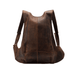 Designer Brown Leather Anti Theft Backpack