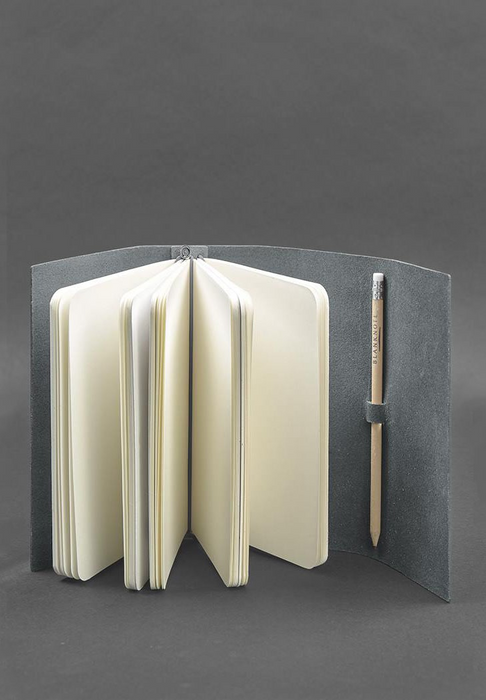 Premium leather writing notebook