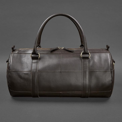 Leather travel bag for men