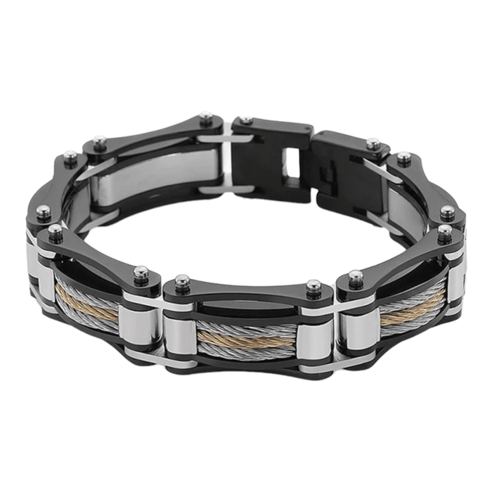 Dernarz' Heavy Stainless Steel Bracelet – 15mm, 21.5cm