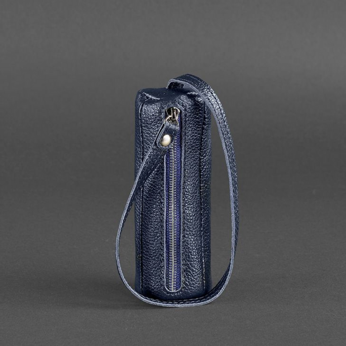 Handcrafted Leather Tube Key Case – Stylish Practical Key Organizer