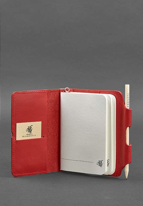 Stylish leather notebook with cover