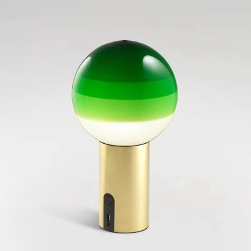 Dipping Portable Glass Ball Table Lamp with USB Charging