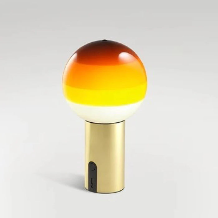 Dipping Portable Glass Ball Table Lamp with USB Charging