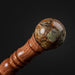 Sophisticated Look Knob Walking Cane Handle Boulder Opal Stone