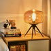 Sleek Tripod Base Glass Table Lamp with Contemporary Design