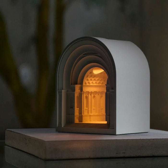 Elegant Aroma Candle Warmer with a Minimalist Table Lamp Design