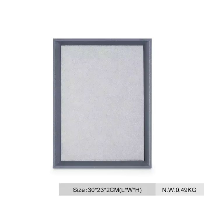 Gray PU Leather Microfiber Jewelry Display Tray