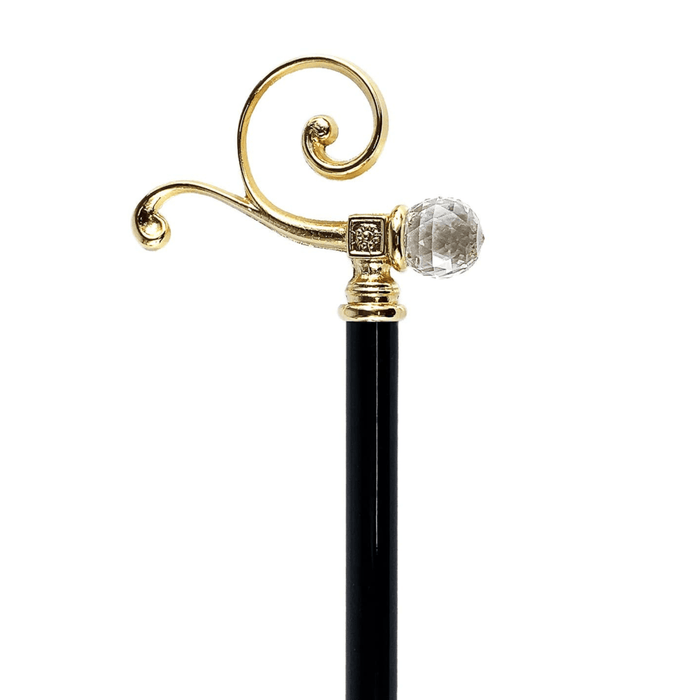 Exclusive Walking Cane With Swarovski Crystal