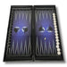 Sleek glass backgammon board