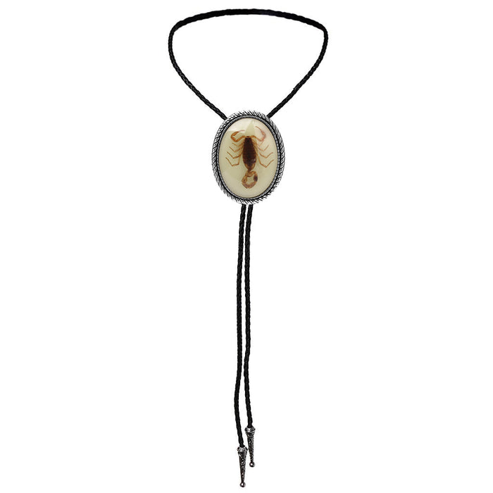 Scorpion Bolo Tie Handmade Silver Bolo Tie bowlow