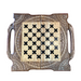 Exquisite hand-carved backgammon board