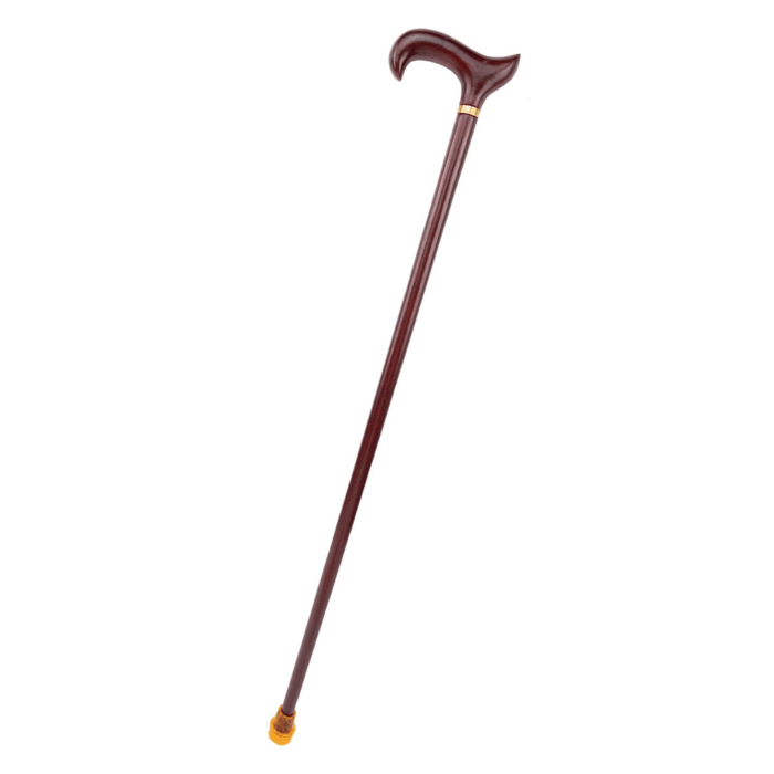 Malacca Derby Walking Stick For Women, Ergonomic Grip