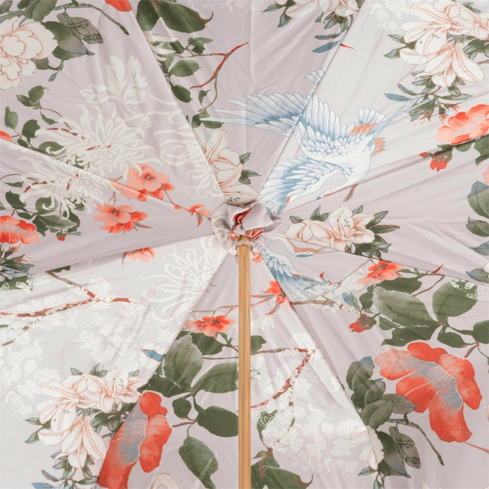 Designer Unique Women Umbrella with Flowers Interior