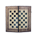 Hand-carved backgammon game set