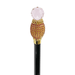 Luxury Design Walking Stick with Rose Crystal Sphere