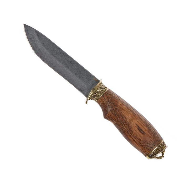Decorative leather sheath knife