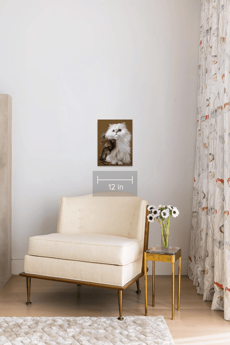 Pastel Realist Beautiful Chanel Cat Art Portrait - Artynov | Unique Handmade Accessories