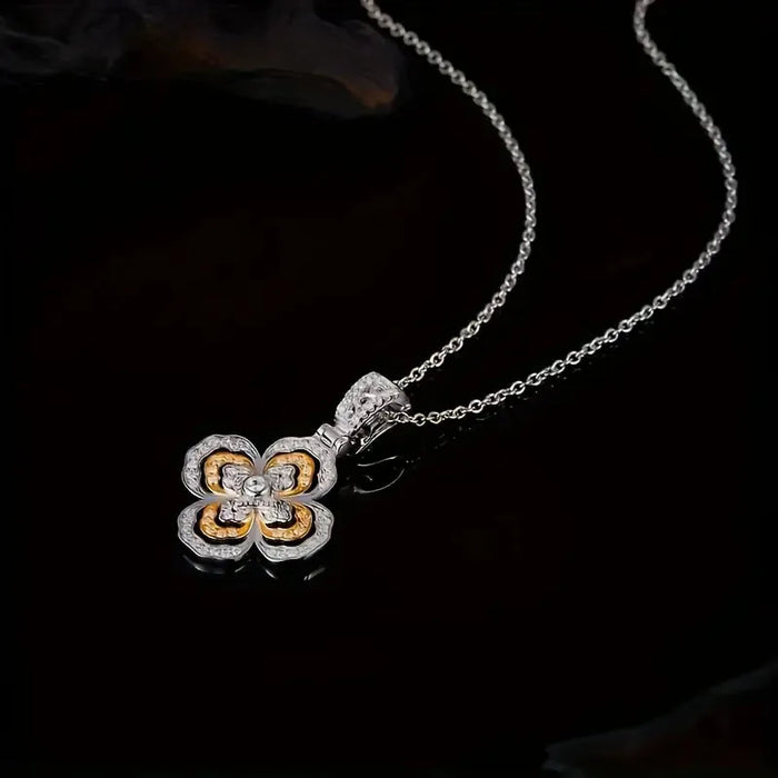 Fashionable Moissanite Pendant Necklace – 925 Sterling Silver Design