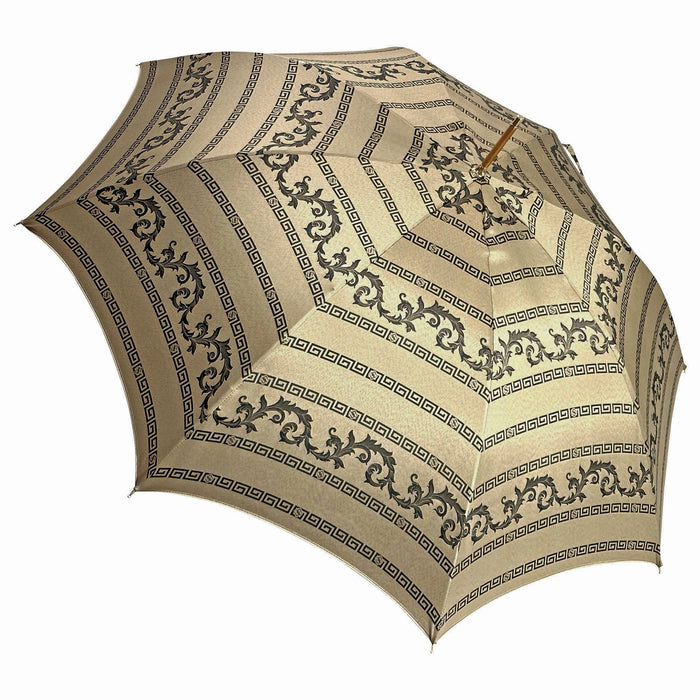 Trendy umbrella featuring timeless Sicilian design