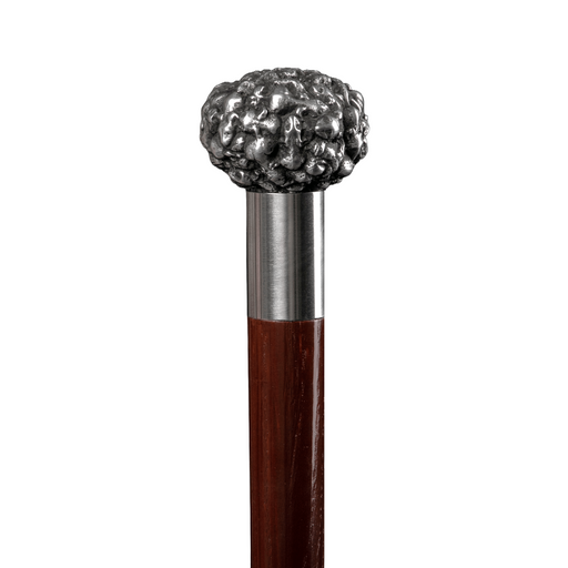 Silver knob cane with mice exclusive design