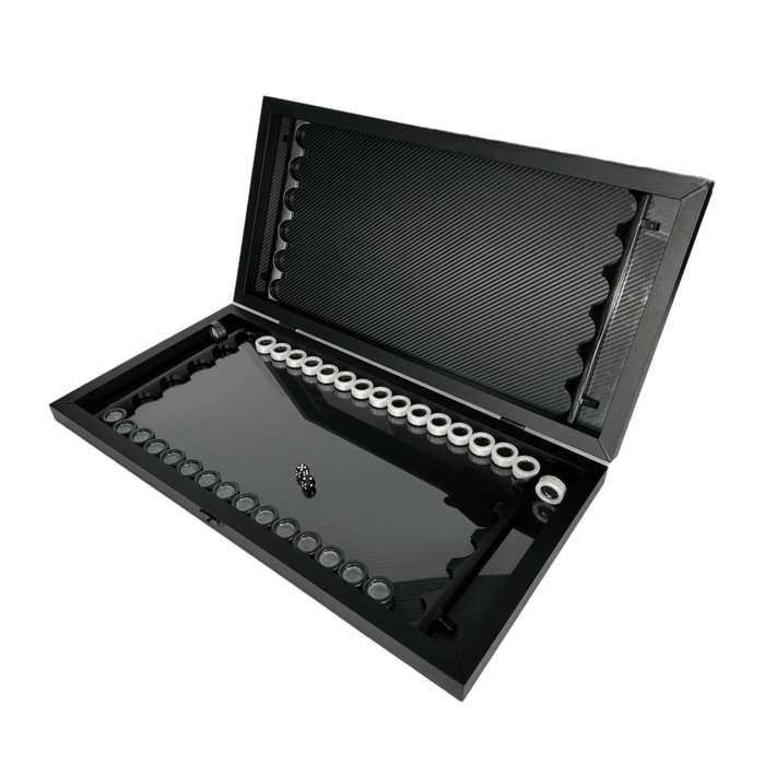 Stylish carbon backgammon board