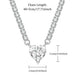5 Carat Luxury Moissanite Pendant Necklace for Women