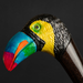 Toucan-Shaped Handle Walking Stick, Stylish Daily Support