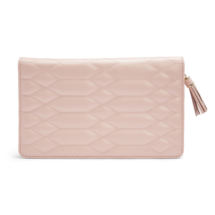 Caroline Large Jewelry Portfolio Rose Quartz