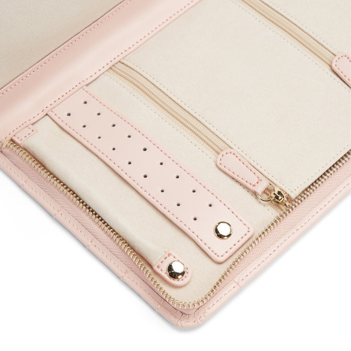 Caroline Large Jewelry Portfolio Rose Quartz