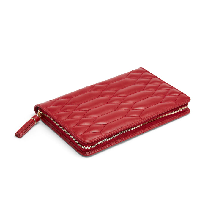 Caroline Large Jewelry Portfolio Red