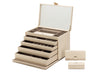 Caroline Extra Large Jewelry Case Ivory