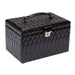 Caroline Extra Large Jewelry Case Black